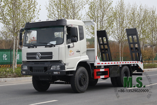 266-коел 18-тонного валового веса Dongfeng 4x2 Flatbed Road Rescue Rescue Truck_ Double Layer Frame, EURO-2 Эмиссия, чрезвычайно долговечный, двойной слой Frame_manufacturer Direct