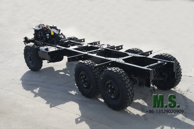210-воздушная мощность 11-тонного валового веса 6x6 внедорожник внедорожник/грузовик-шасси hassis_cummins двигатель, настраиваемая, сплошная ось, одиночная шина, дифференциал Lock_manufacturer Direct