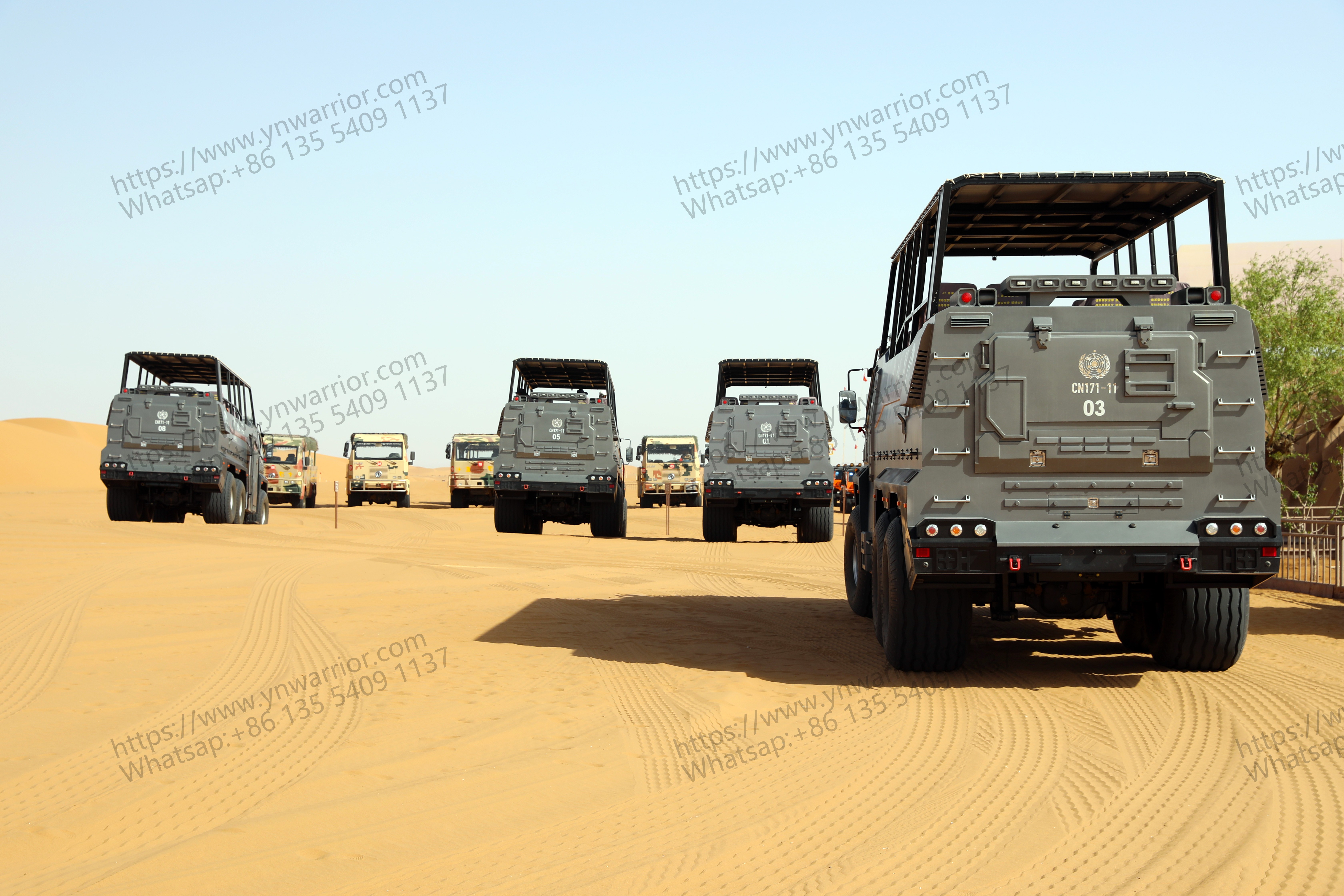 large-scale автобусный флот Desert Cruiser 