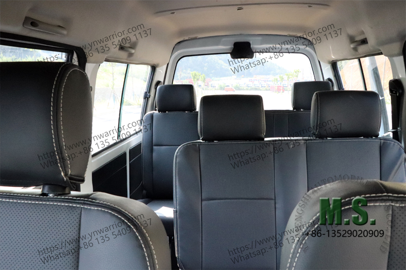 seats layout of chinese factory direct passenger van 