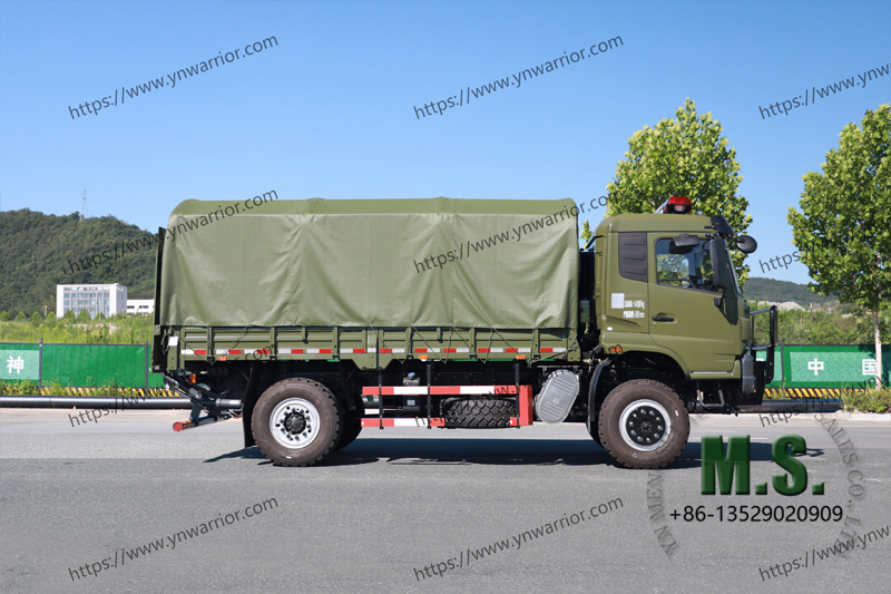 Dongfeng 4x4 грузовой грузовик с гидравлическим подъемным рампом 