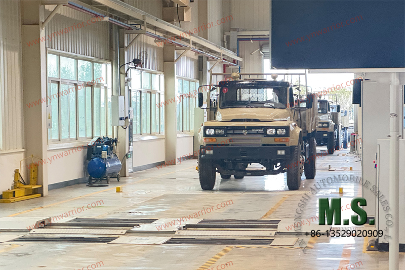 Dongfeng Грузовик 4x4 с задними двойными шинами_ последняя проверка 