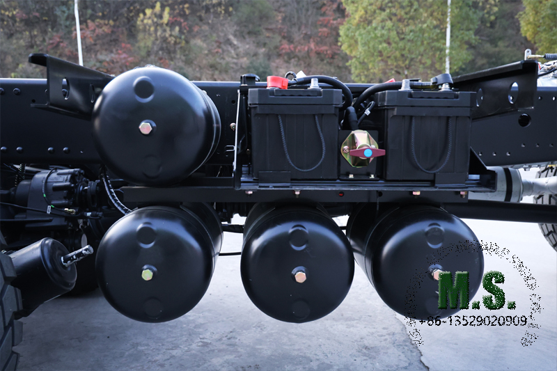 6x6 340-сильное перекатное шасси для автобуса с пневмоцилиндром пневматического тормоза 