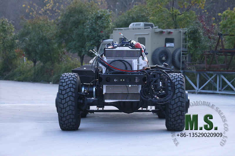 340-сильное подкатное шасси для автобуса с комплектными проводами и схемой 