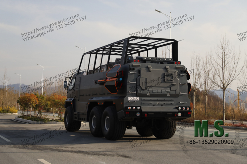 очень большой дикий внедорожный автобус под открытым небом для Африки очень огромный длинный выстрел массивного 