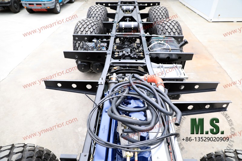 пневматического тормоза Внедорожное массивное перекатное шасси 6x6 