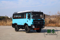 190 л.с., 23 места, 4x4, внедорожный автобус_Cummins Engine, 4WD, прочный автобус для плохих дорог, камера заднего вида, записывающее устройство, цветной дизайн_Dongfeng, автобус для военного использования, прямой производитель