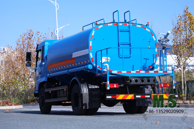 Полная масса 200 л.с., 18 тонн, 4x2, 15 м³ Автоцистерна с разбрызгивателем воды_15000 л, уровень выбросов Евро-5, вращение на 360°, управление одной кнопкой_Прямое управление производителем