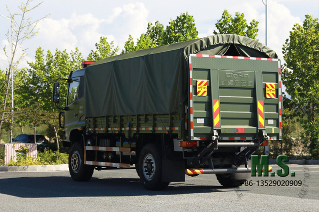 210-мощность 16-тонного валового веса Dongfeng 4x4 Грузовой грузовик, двигатель, уровень выбросов евро-6, гидравлические ворота подъемника, дождевая тарпаулин, тяжелый Duty_manufactor Direct