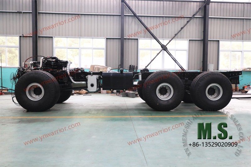 Внедорожное массивное передвижное шасси 6x6 375-сильный двигатель 