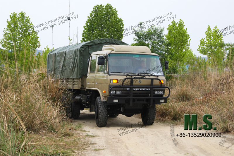 Dongfeng 6x6 грузовой грузовой коробку с брезентом 