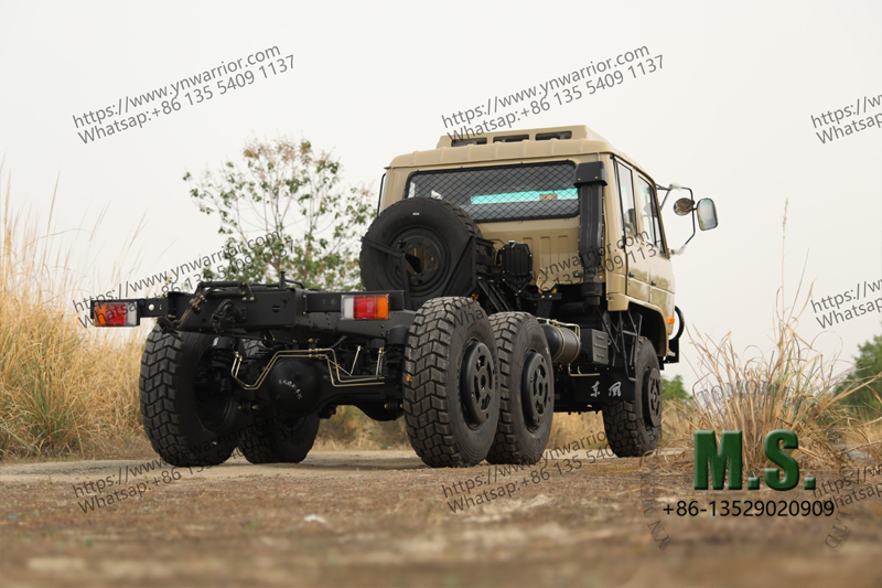 Dongfeng 6x6 double row truck military 