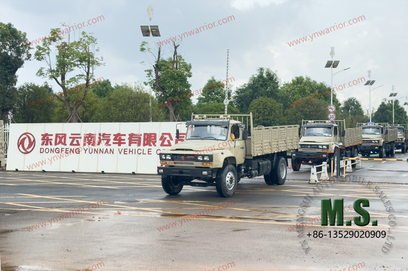 Dongfeng Грузовик 4x4 с двойными задними шинами_Dongfeng Юньнань 