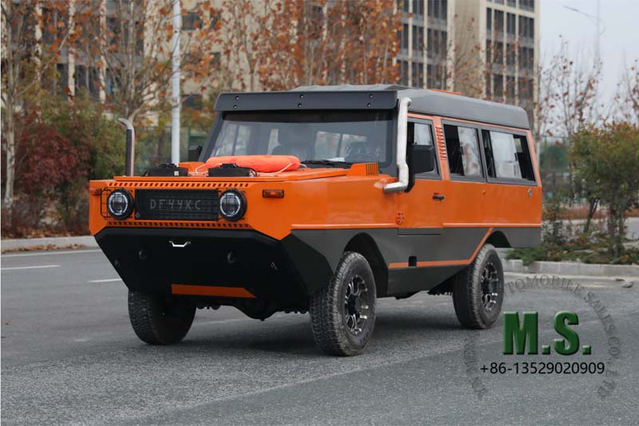 Внедорожник-амфибия 4x4 полной массой 116 л.с., 3 тонны_Водонепроницаемый аварийно-спасательный автомобиль Аварийный пассажирский фургон_Производитель Прямая заводская цена